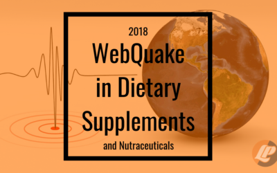 2018 WebQuake in Dietary Supplements & Nutraceuticals